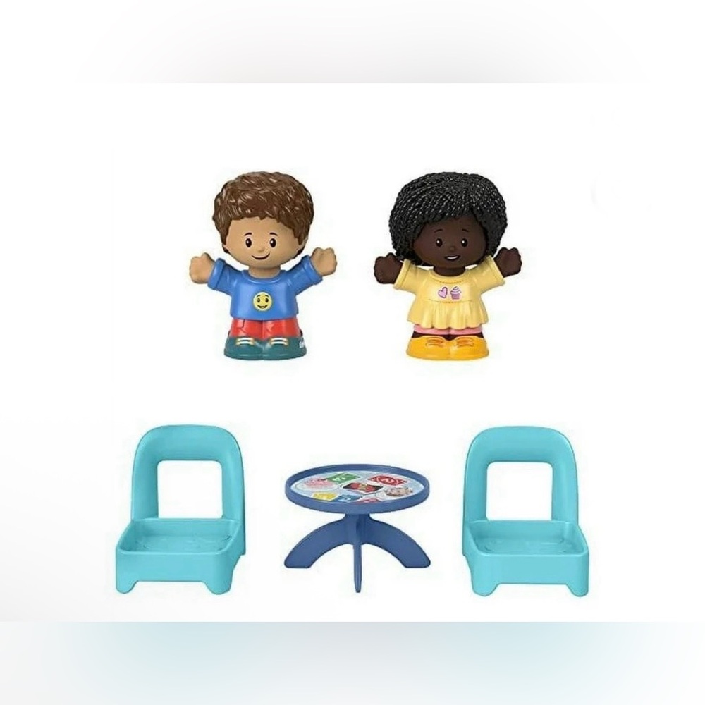 Fisher-Price Little People Uno Card Game Figure Set - HHR45 NEW